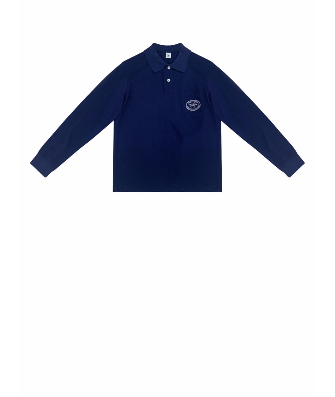 SPORTY AND RICH Темно-синяя спортивная куртка, фото 1