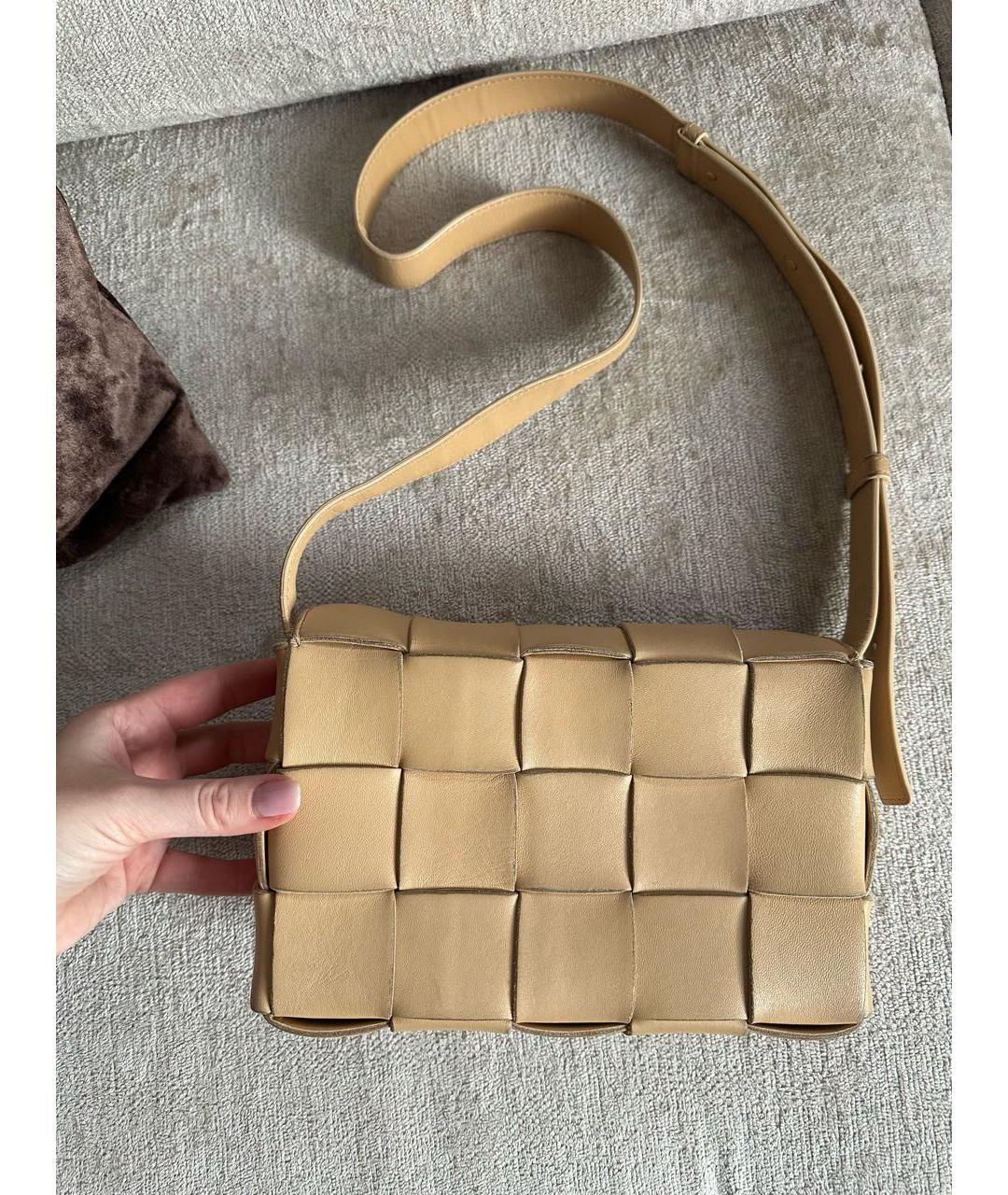 BOTTEGA VENETA Бежевая сумка через плечо, фото 3