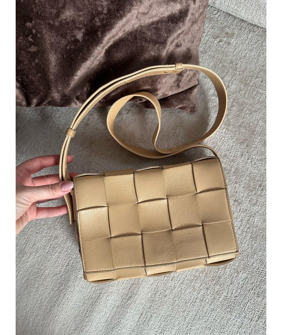 BOTTEGA VENETA Бежевая сумка через плечо, фото 9