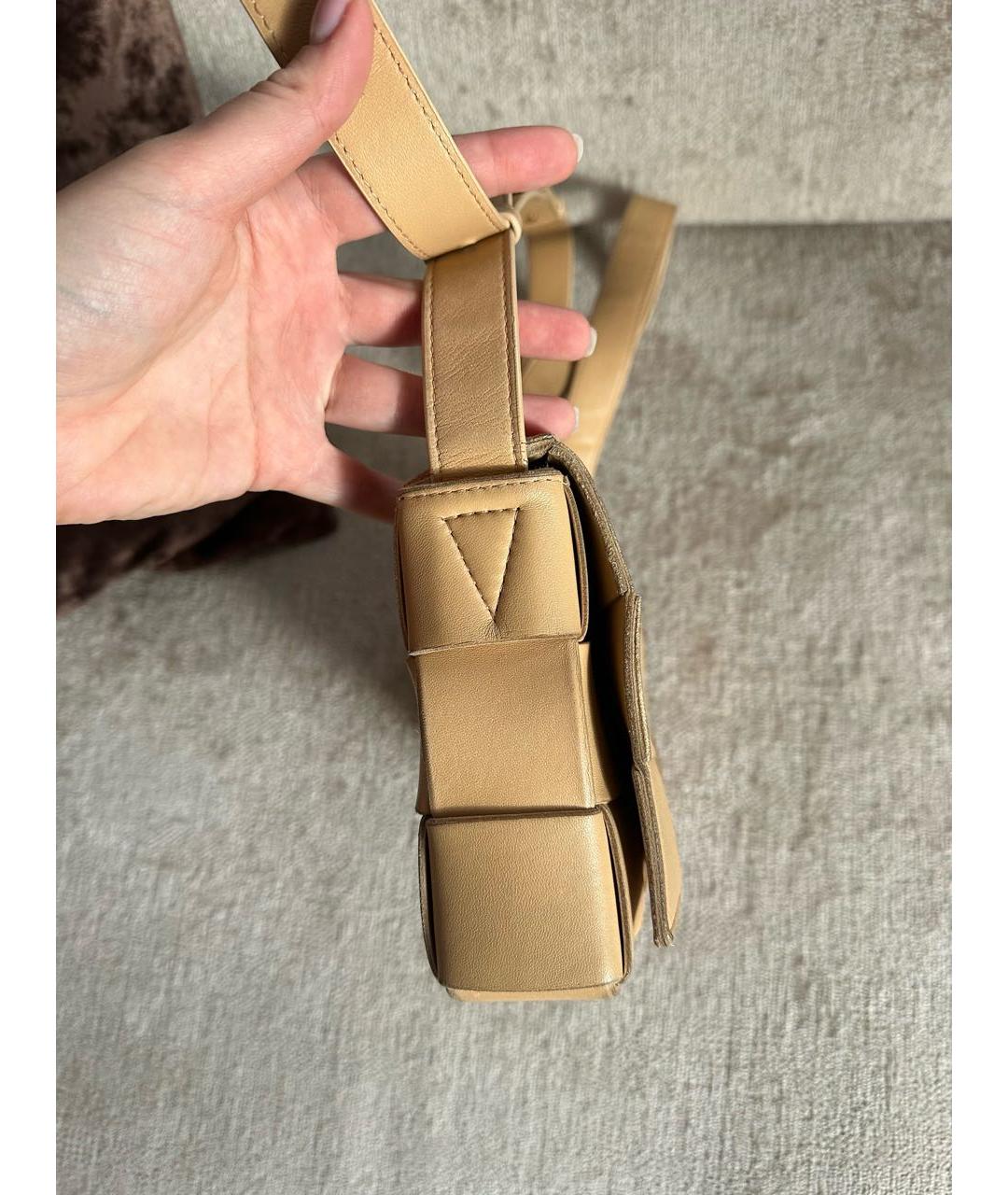 BOTTEGA VENETA Бежевая сумка через плечо, фото 8