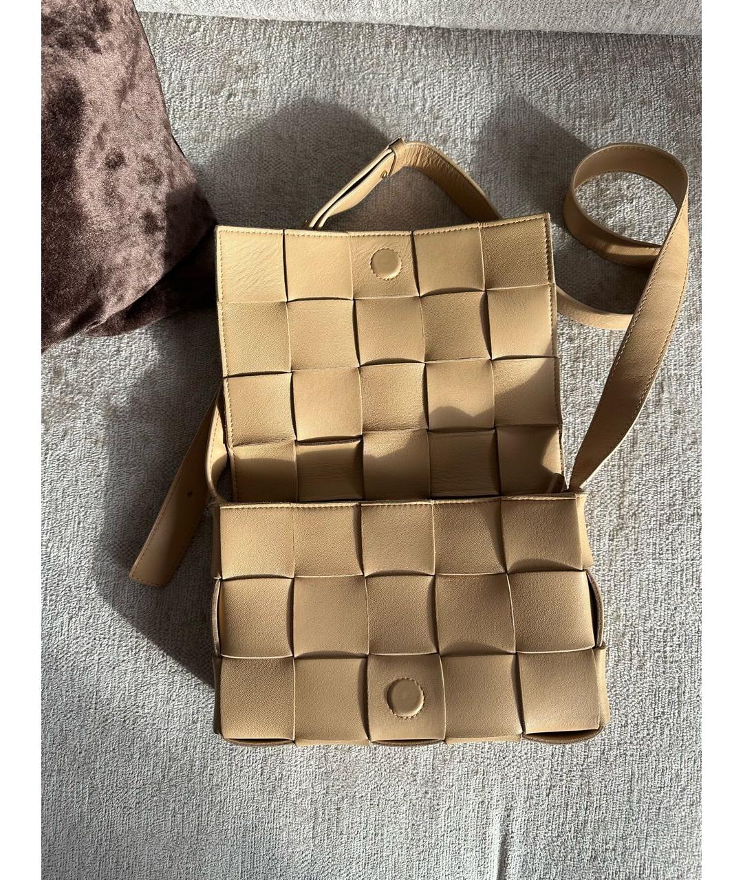 BOTTEGA VENETA Бежевая сумка через плечо, фото 7