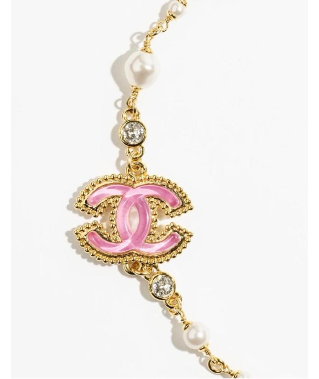 CHANEL Золотое металлическое колье, фото 2