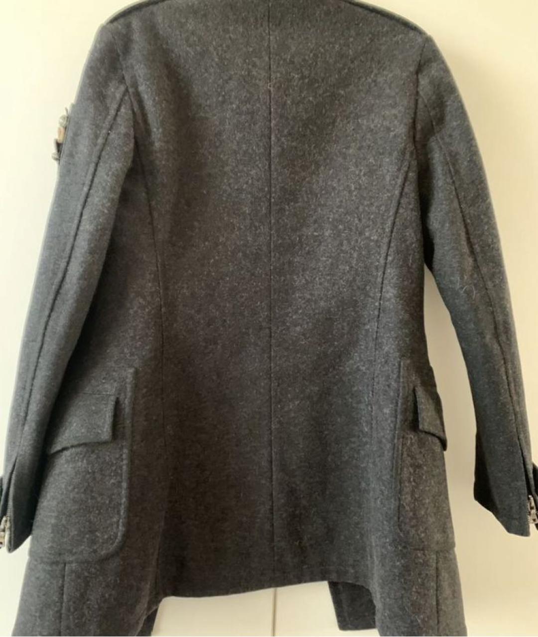 PRADA Антрацитовое шерстяное пальто, фото 6