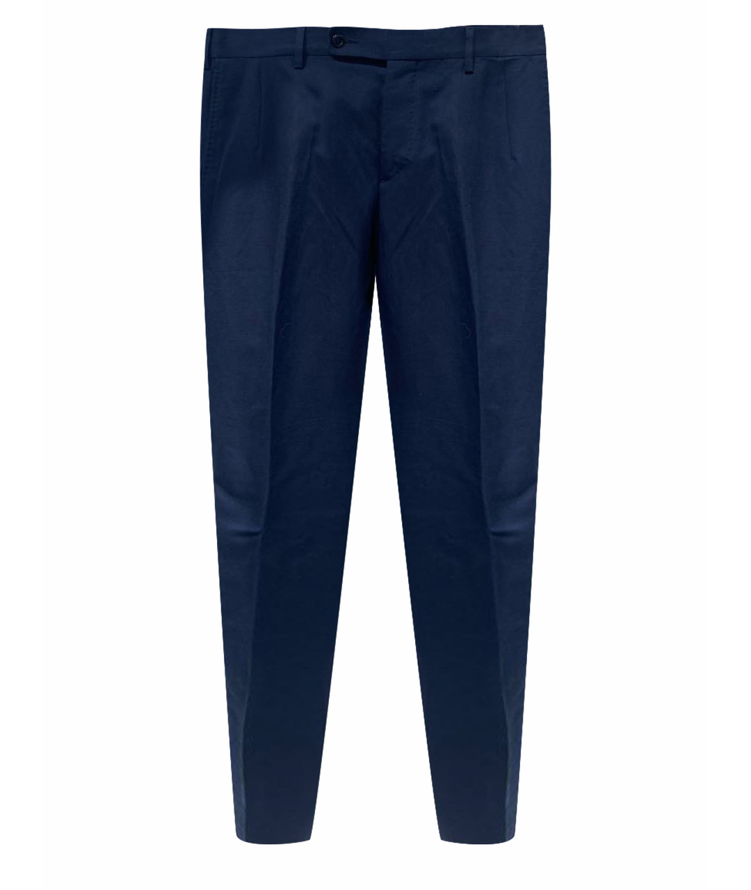 LARUSMIANI Синие льняные классические брюки, фото 1