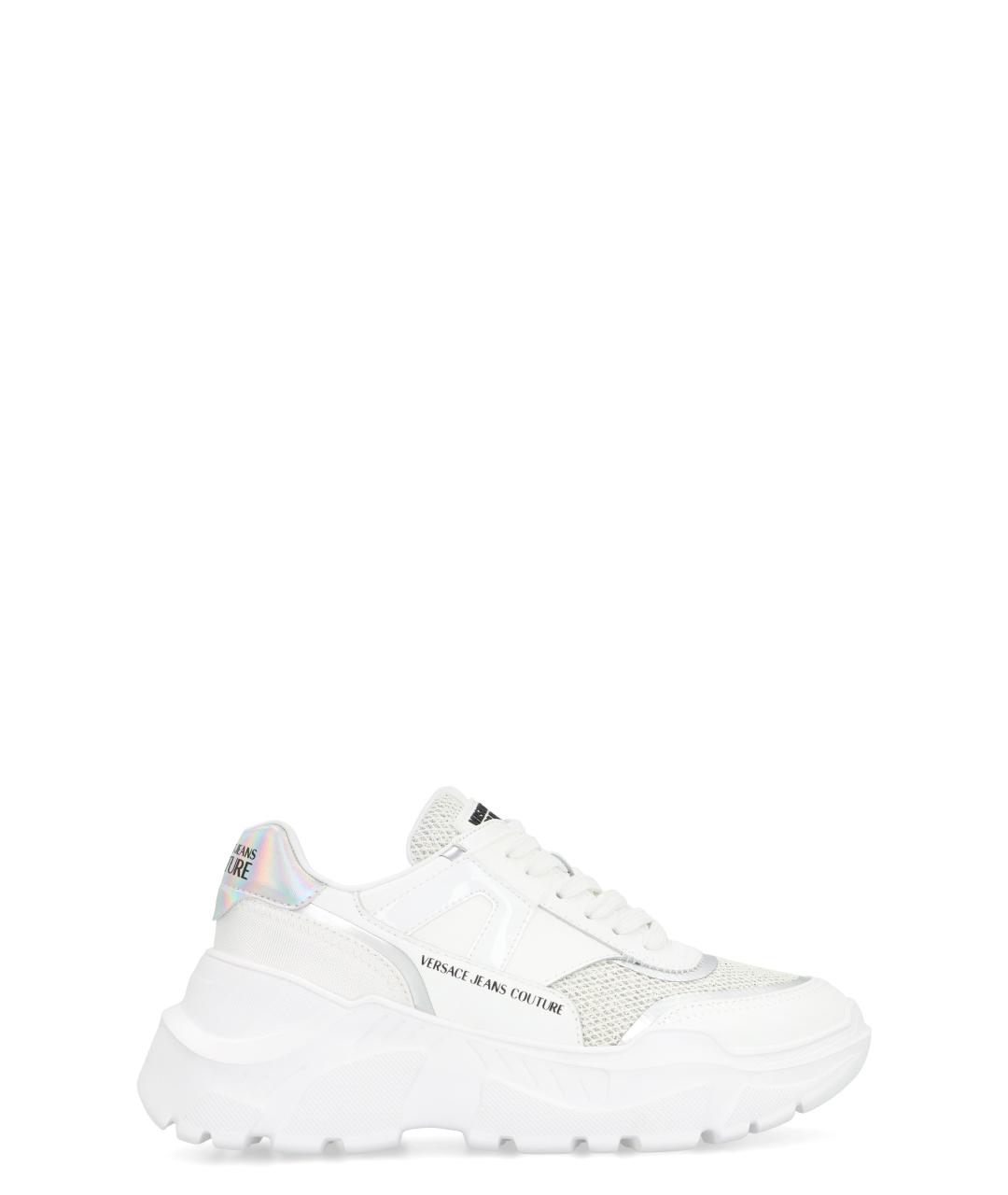 VERSACE JEANS COUTURE Белые синтетические кроссовки, фото 1