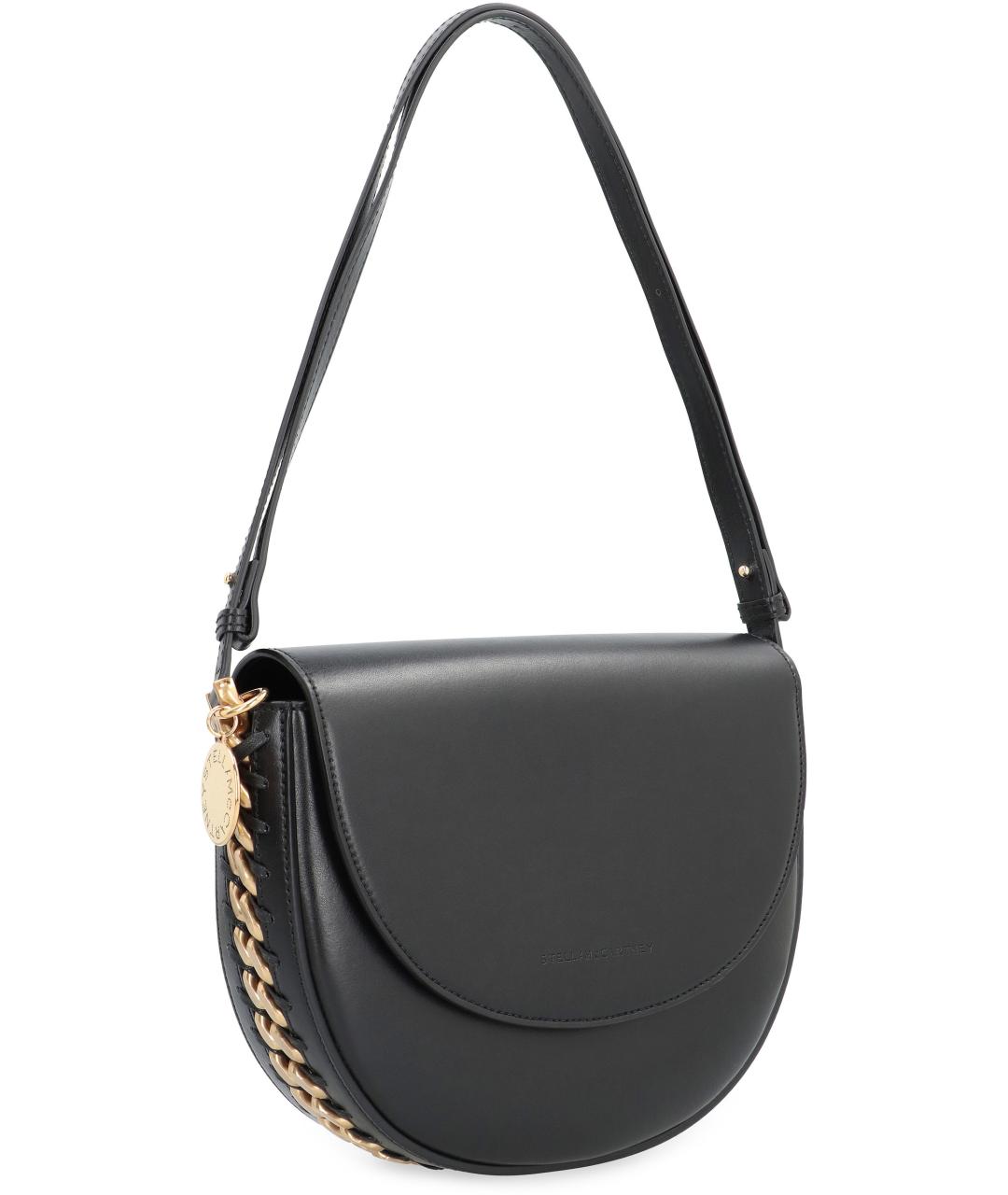STELLA MCCARTNEY Черная синтетическая сумка через плечо, фото 2
