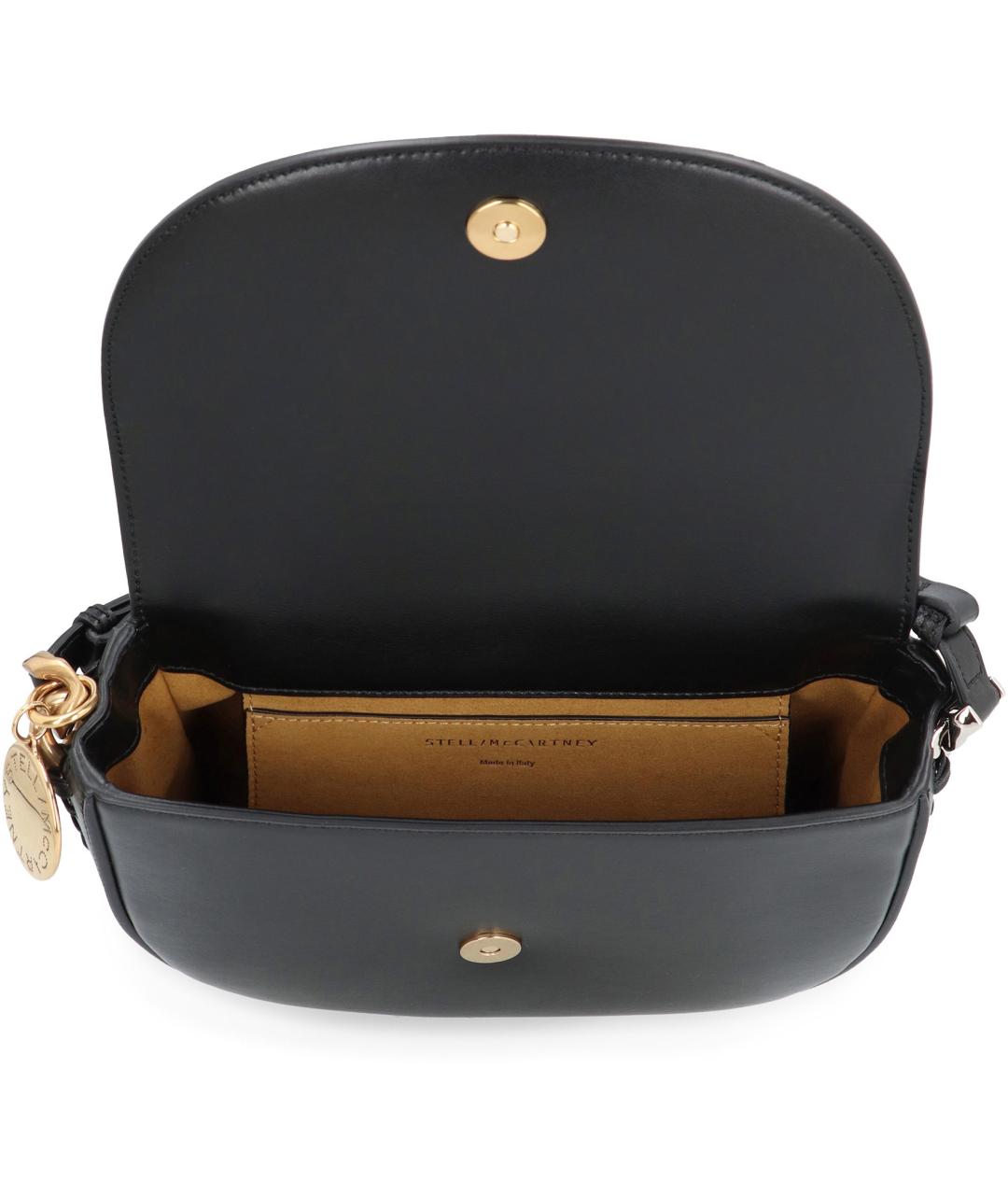 STELLA MCCARTNEY Черная синтетическая сумка через плечо, фото 4