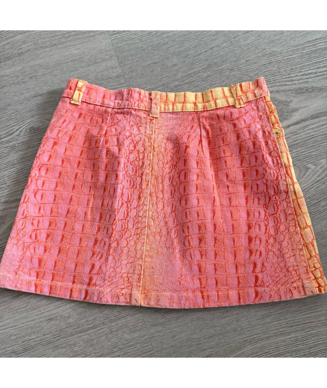 ROBERTO CAVALLI Мульти хлопковая юбка, фото 5