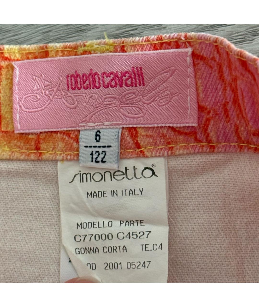 ROBERTO CAVALLI Мульти хлопковая юбка, фото 6