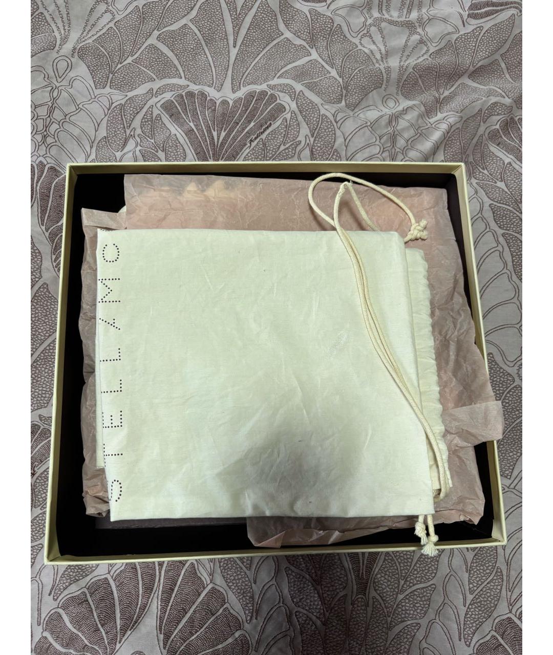 STELLA MCCARTNEY Белые текстильные босоножки, фото 6