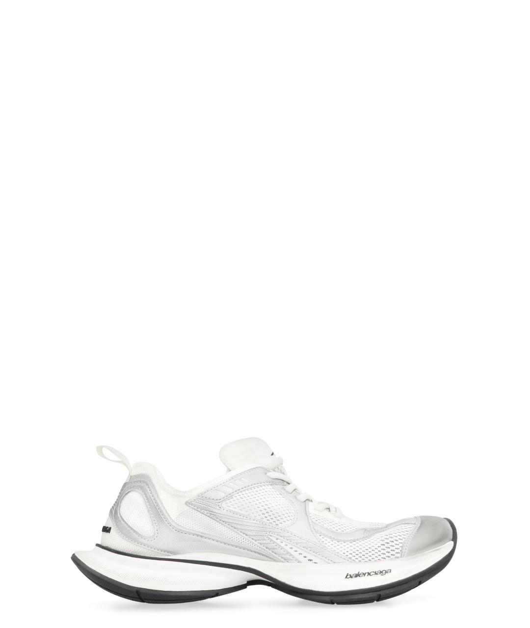 BALENCIAGA Белые синтетические низкие кроссовки / кеды, фото 1