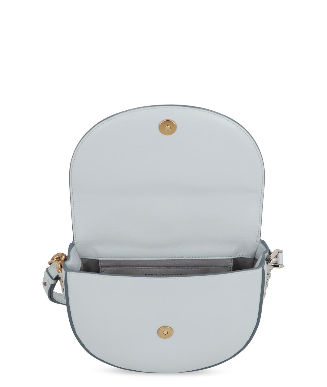 STELLA MCCARTNEY Голубая синтетическая сумка через плечо, фото 4
