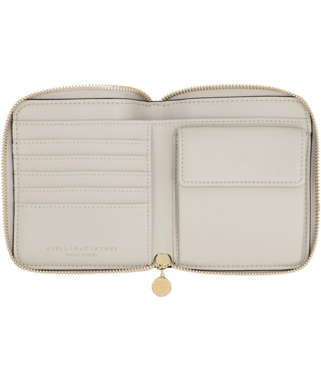 STELLA MCCARTNEY Черный полиуретановый кошелек, фото 3