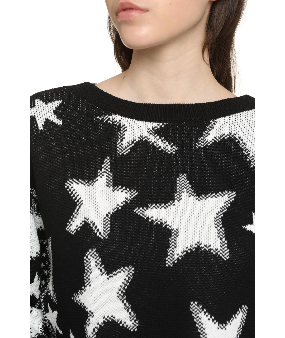 STELLA MCCARTNEY Черный хлопковый джемпер / свитер, фото 5