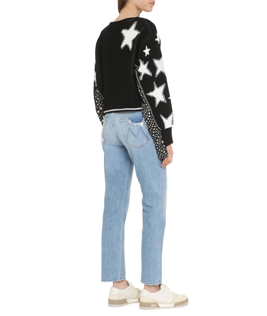 STELLA MCCARTNEY Черный хлопковый джемпер / свитер, фото 4