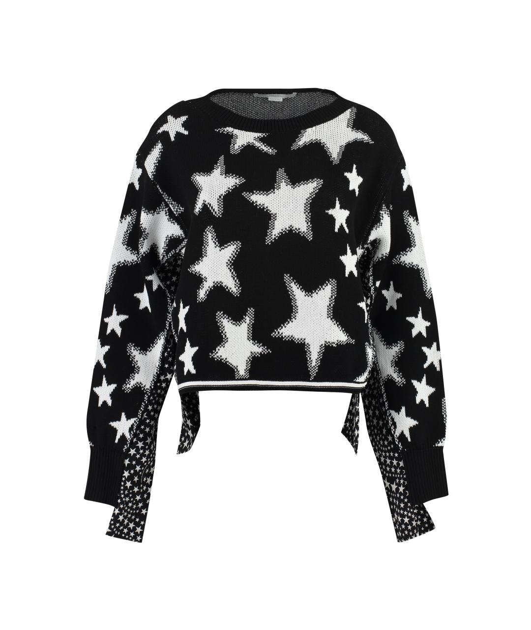 STELLA MCCARTNEY Черный хлопковый джемпер / свитер, фото 1