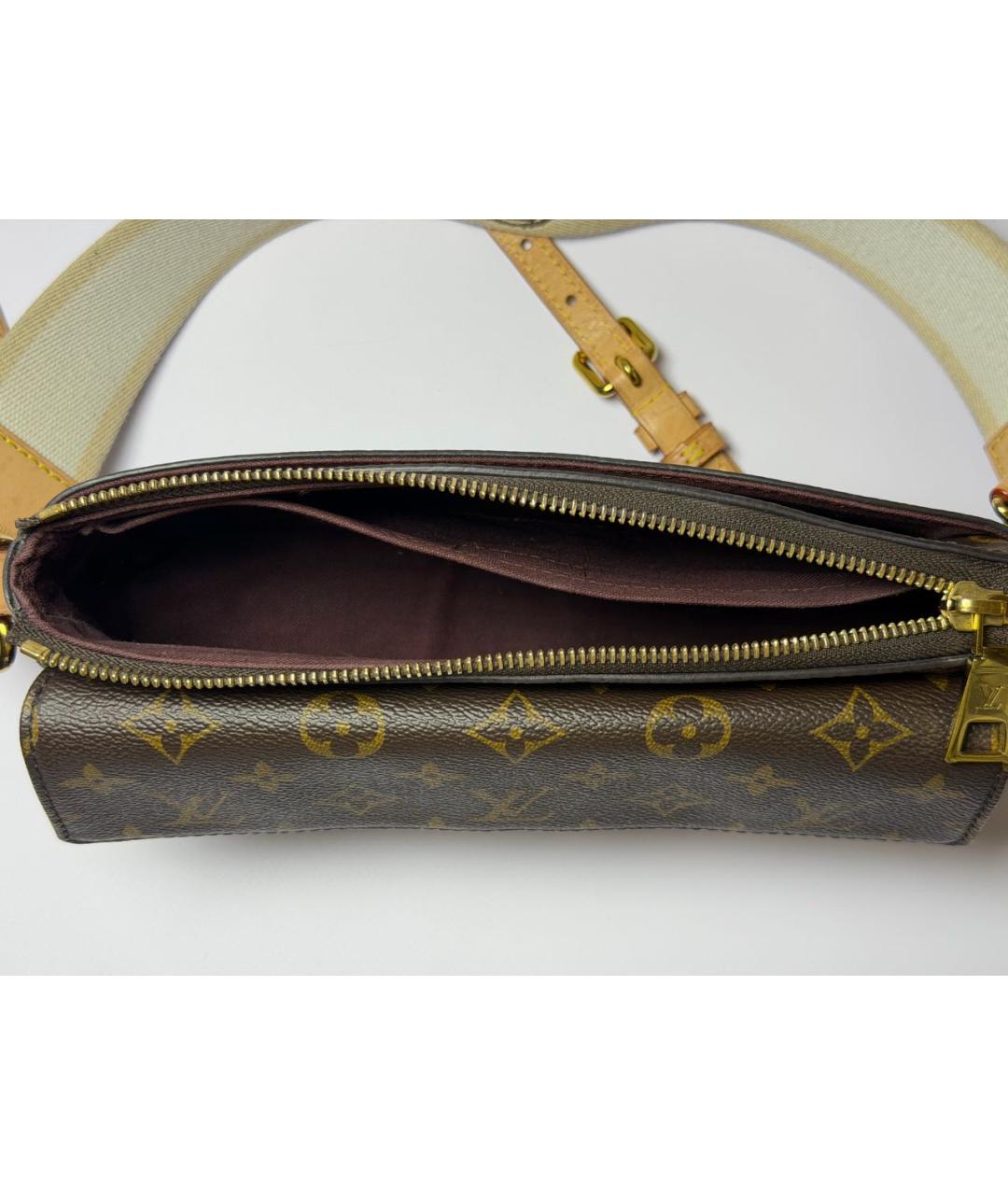 LOUIS VUITTON Коричневая сумка через плечо, фото 4