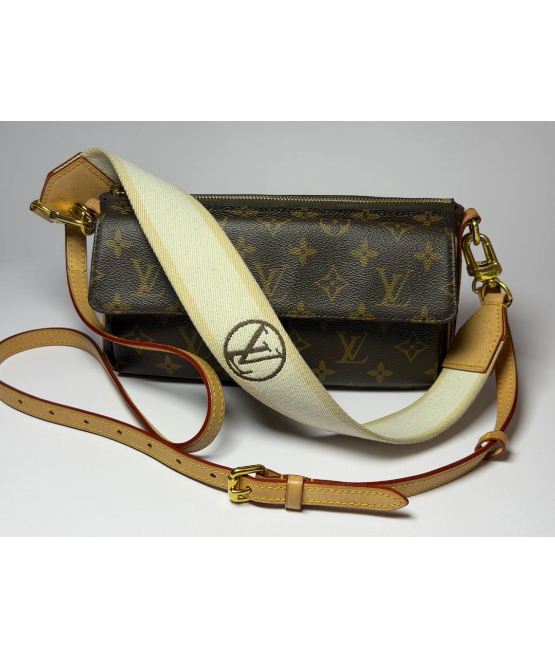 LOUIS VUITTON Коричневая сумка через плечо, фото 9