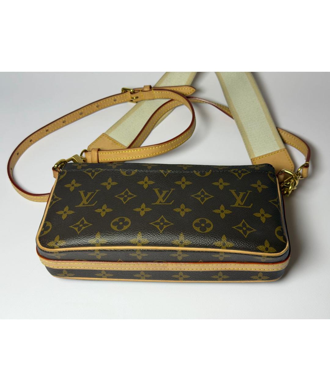 LOUIS VUITTON Коричневая сумка через плечо, фото 6