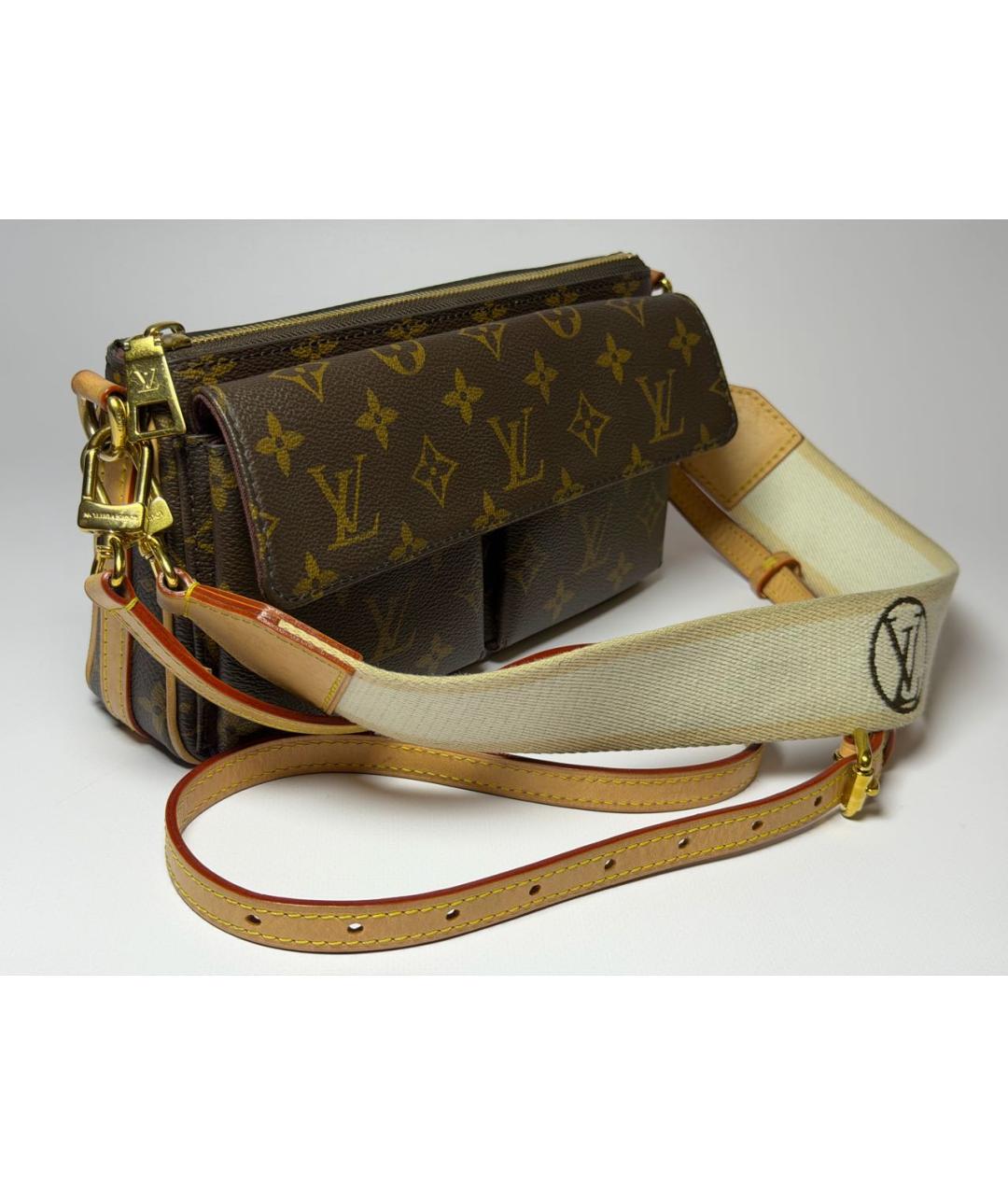 LOUIS VUITTON Коричневая сумка через плечо, фото 2