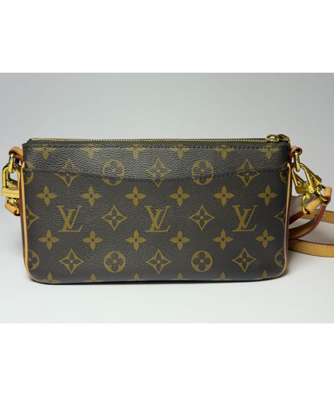 LOUIS VUITTON Коричневая сумка через плечо, фото 3