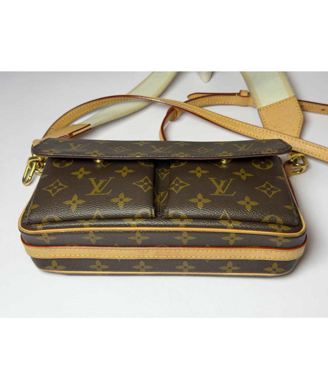 LOUIS VUITTON Коричневая сумка через плечо, фото 5