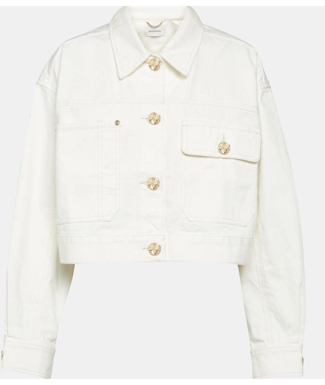 ZIMMERMANN Белая хлопковая куртка, фото 9