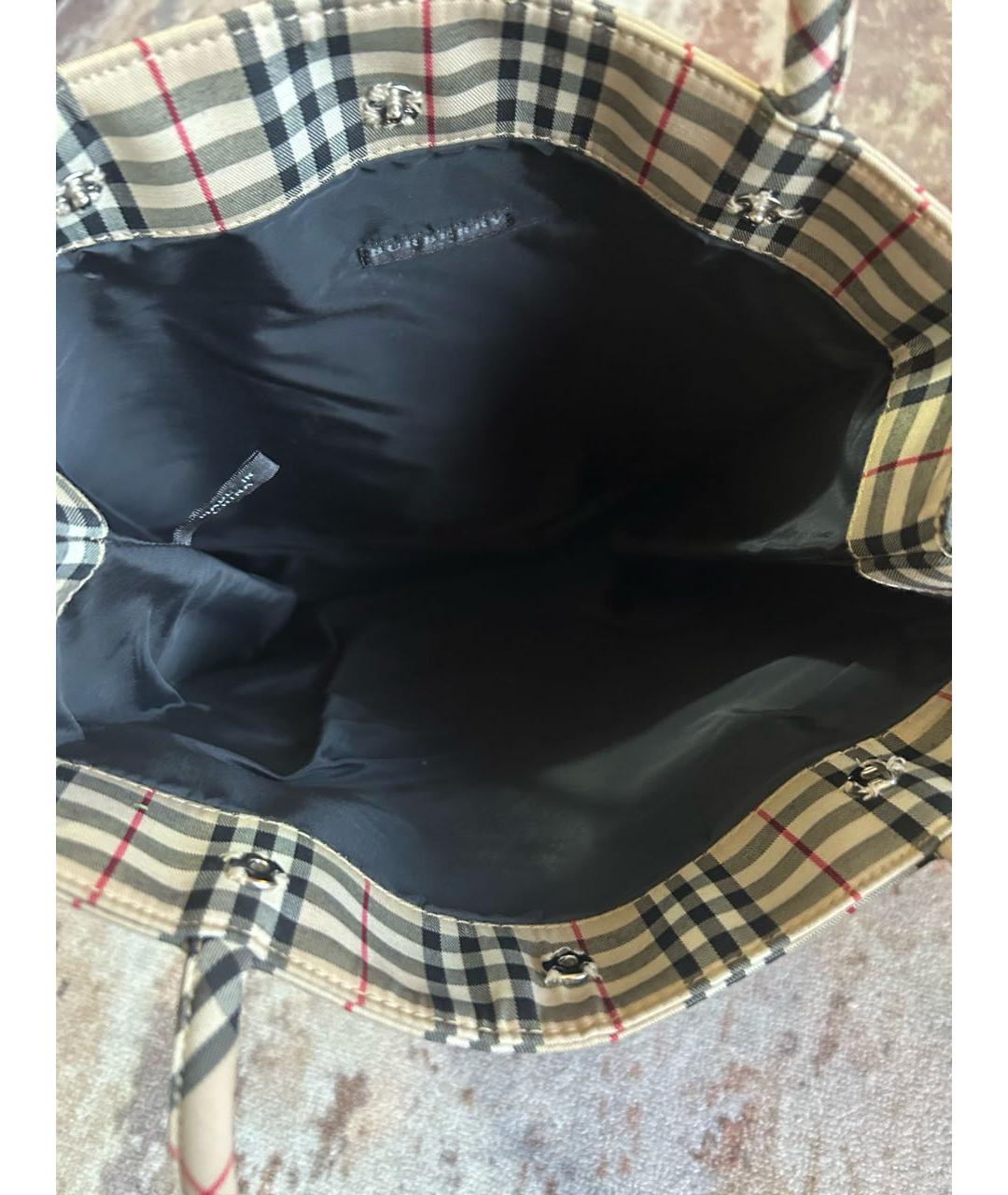 BURBERRY Бежевая сумка тоут, фото 4