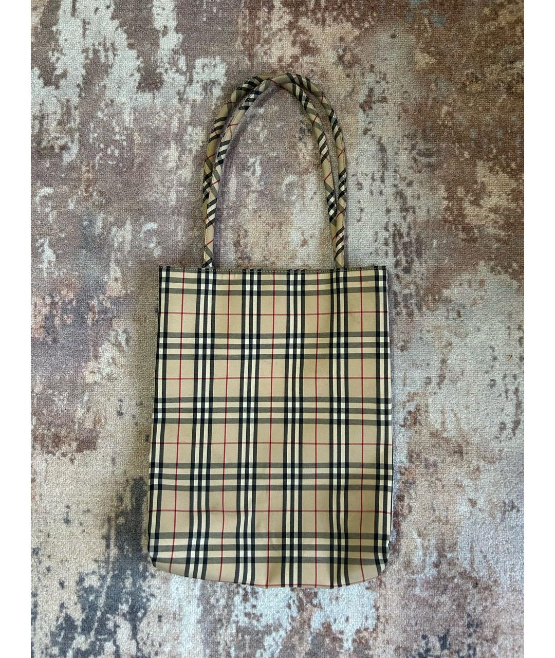 BURBERRY Бежевая сумка тоут, фото 2