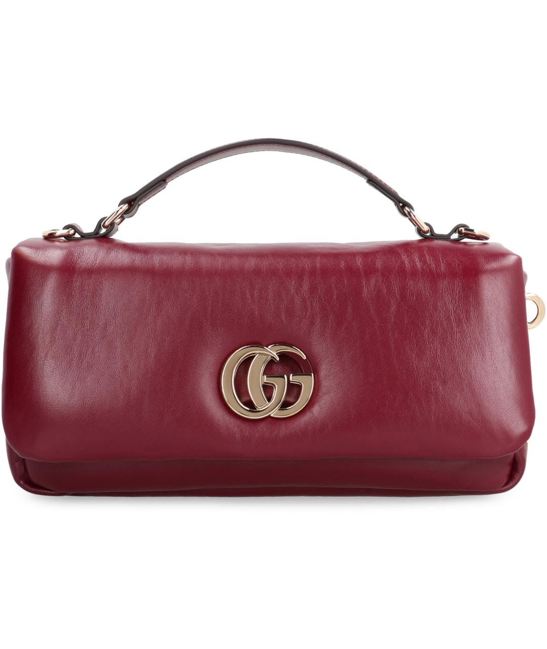 GUCCI Красная кожаная сумка через плечо, фото 2