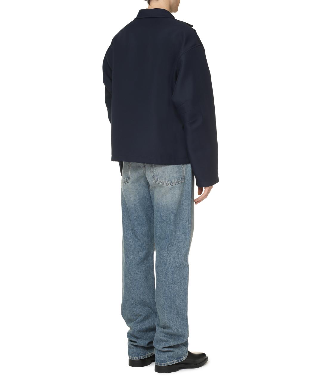 GUCCI Синяя шерстяная куртка, фото 4