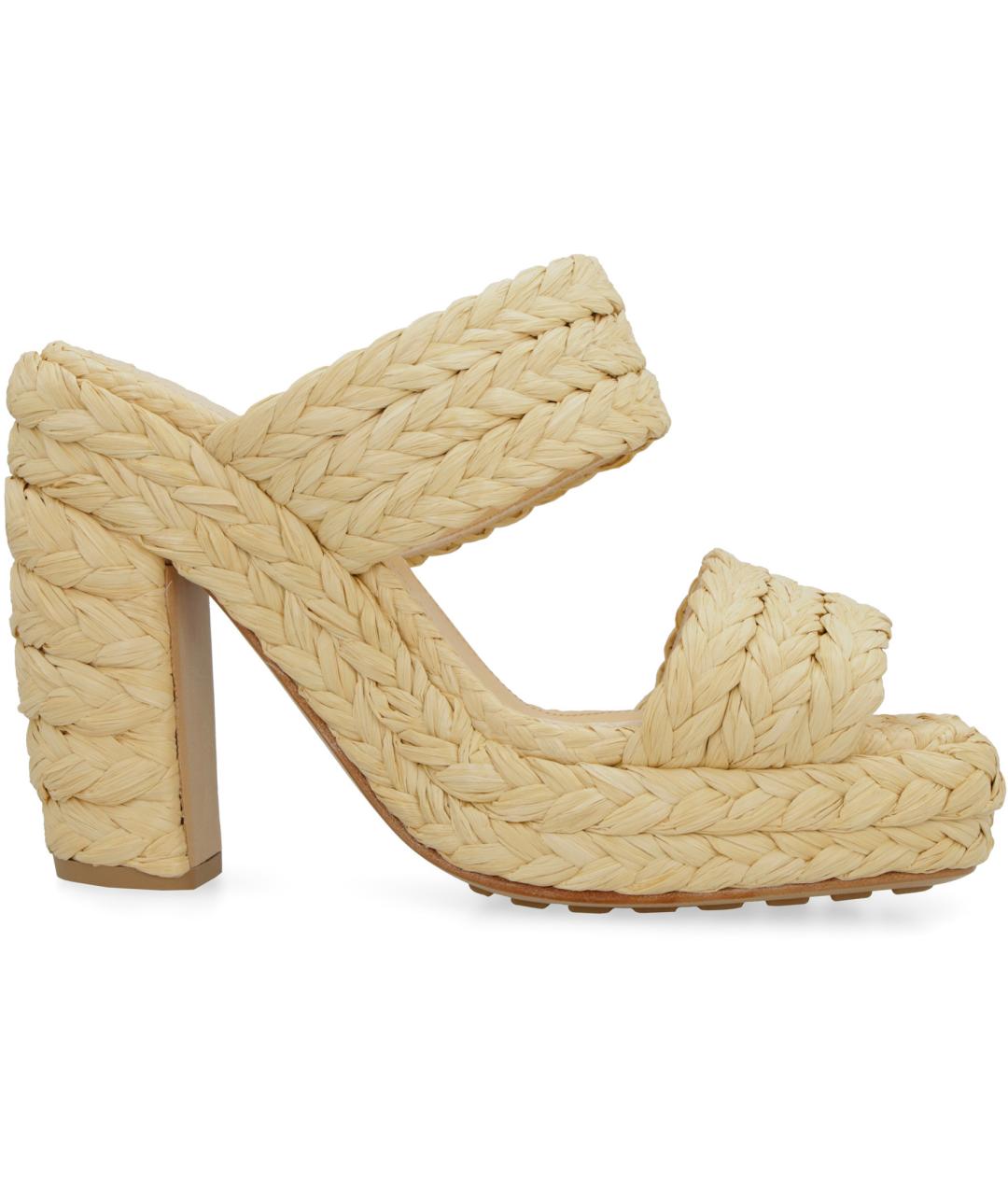 BOTTEGA VENETA Бежевые мюли, фото 2