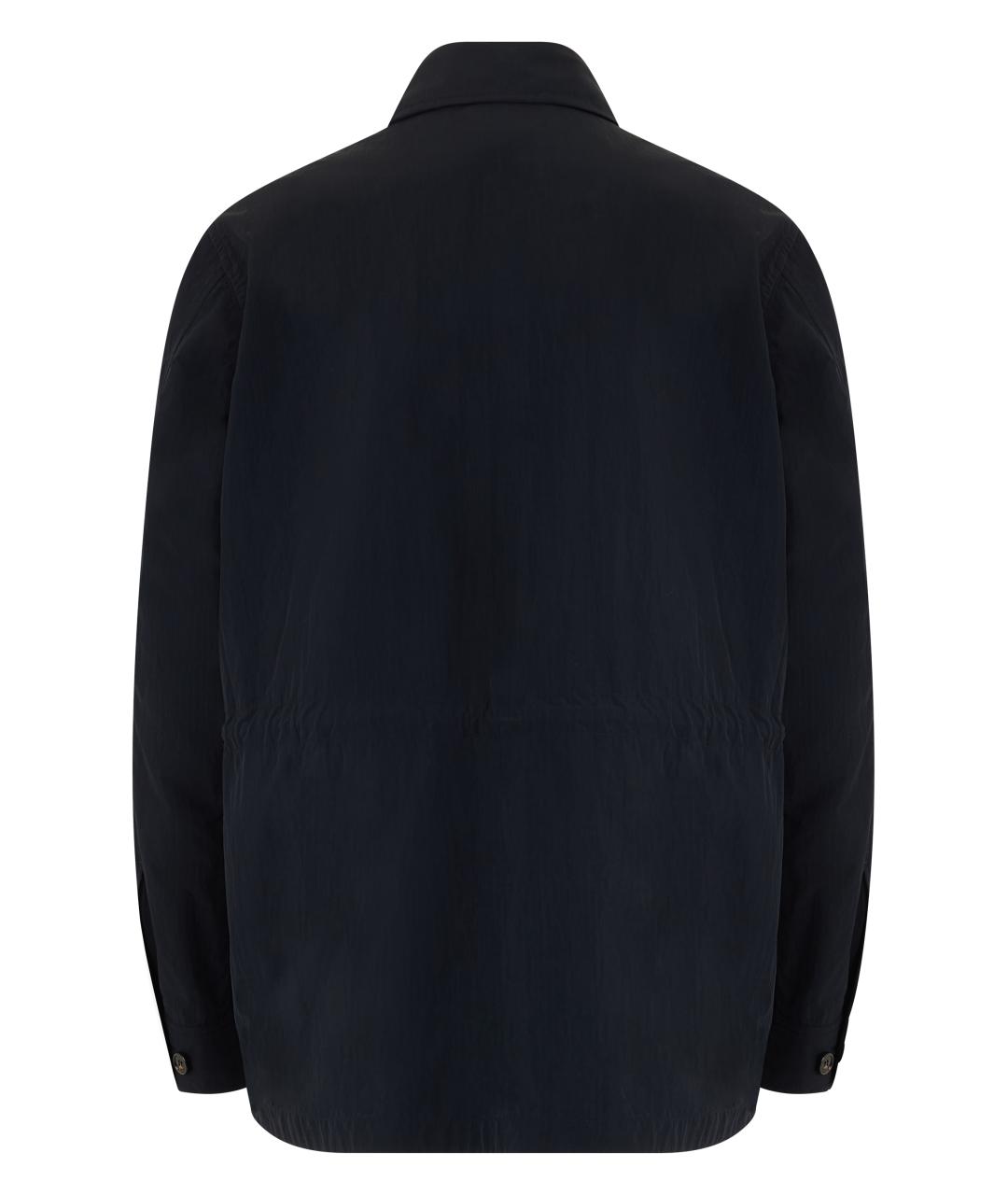 BURBERRY Синяя полиамидовая куртка, фото 2