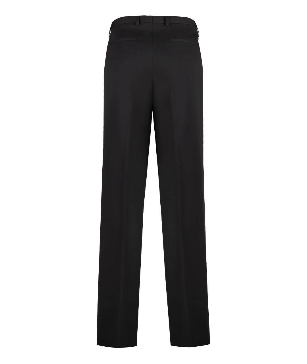GUCCI Коричневые шерстяные классические брюки, фото 2