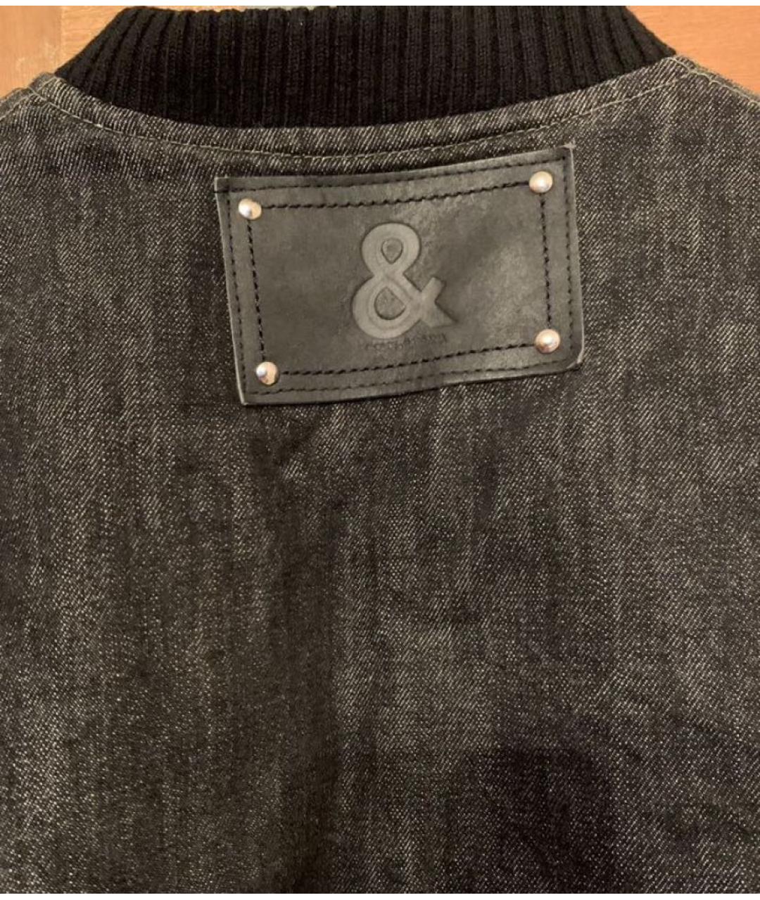 DOLCE&GABBANA Черная деним куртка, фото 4