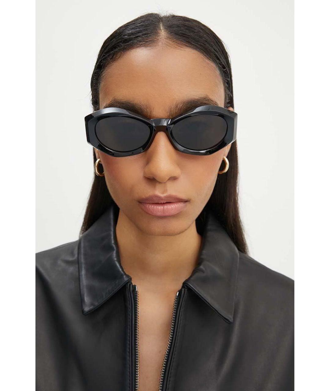 VERSACE Черные солнцезащитные очки, фото 8