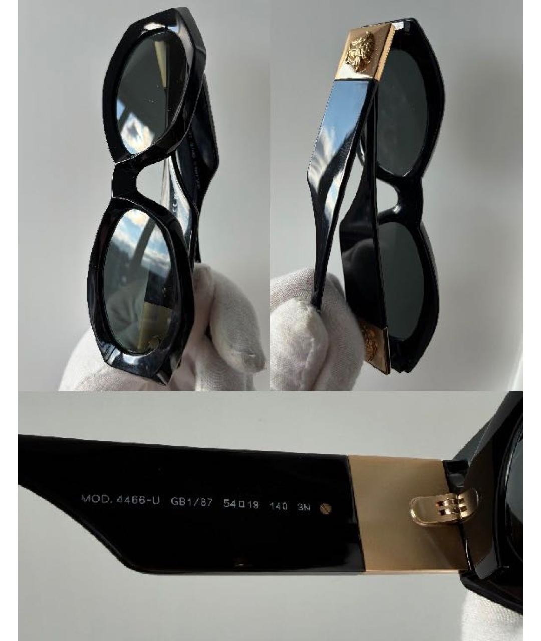 VERSACE Черные солнцезащитные очки, фото 3