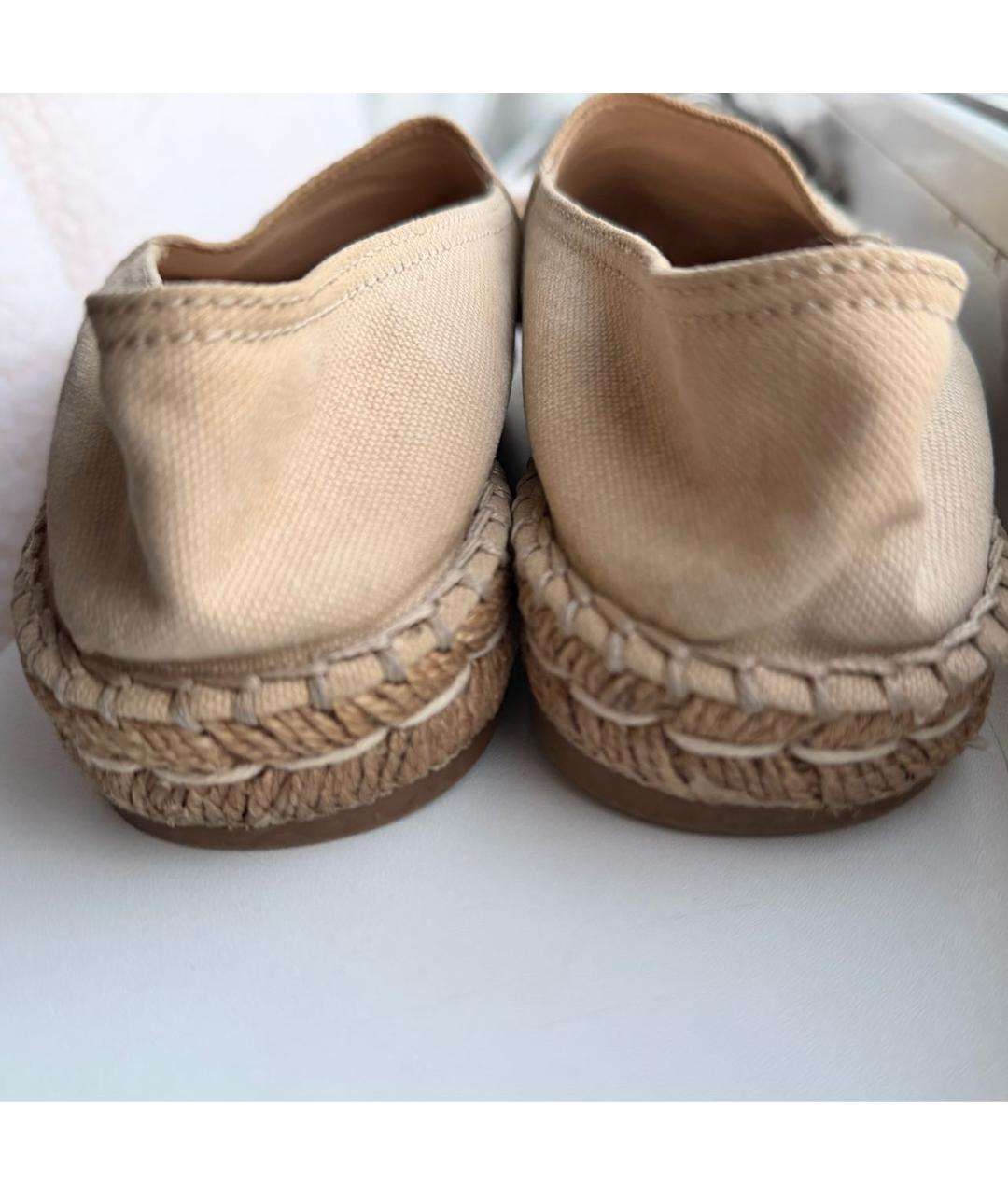 PRADA Бежевые текстильные эспадрильи, фото 4