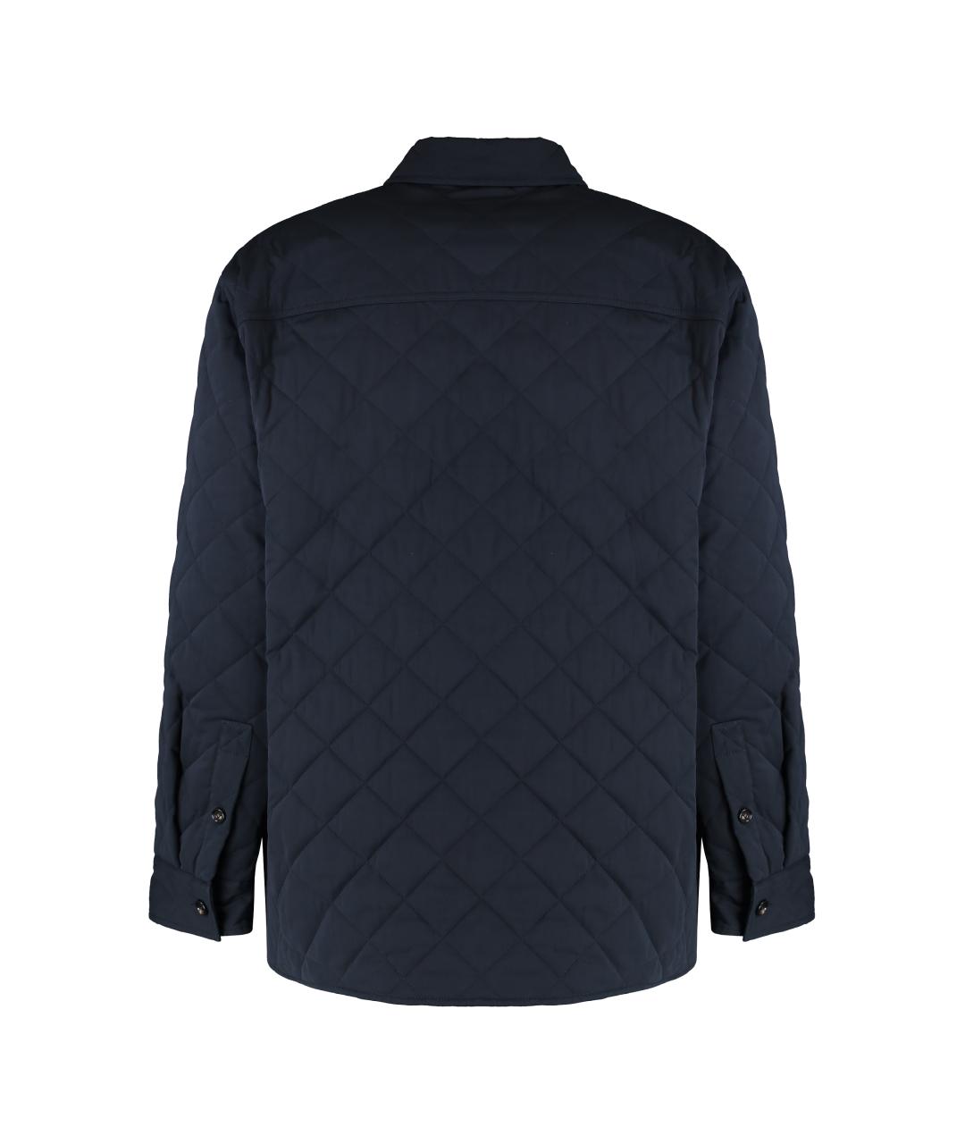 BOTTEGA VENETA Синяя хлопковая кэжуал рубашка, фото 2