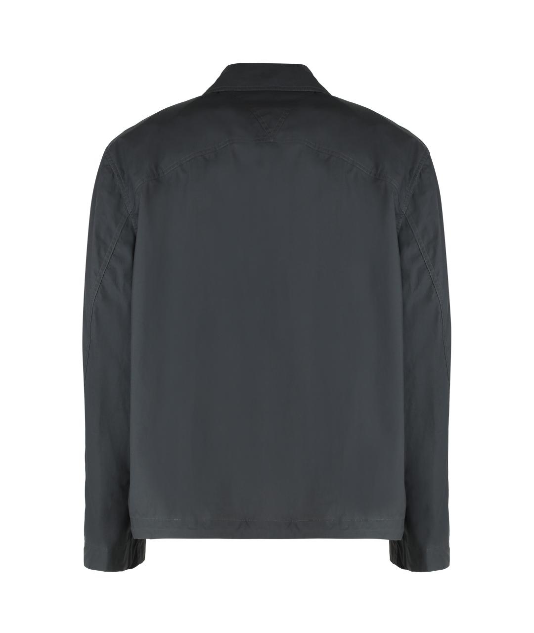 BOTTEGA VENETA Серая хлопковая куртка, фото 2