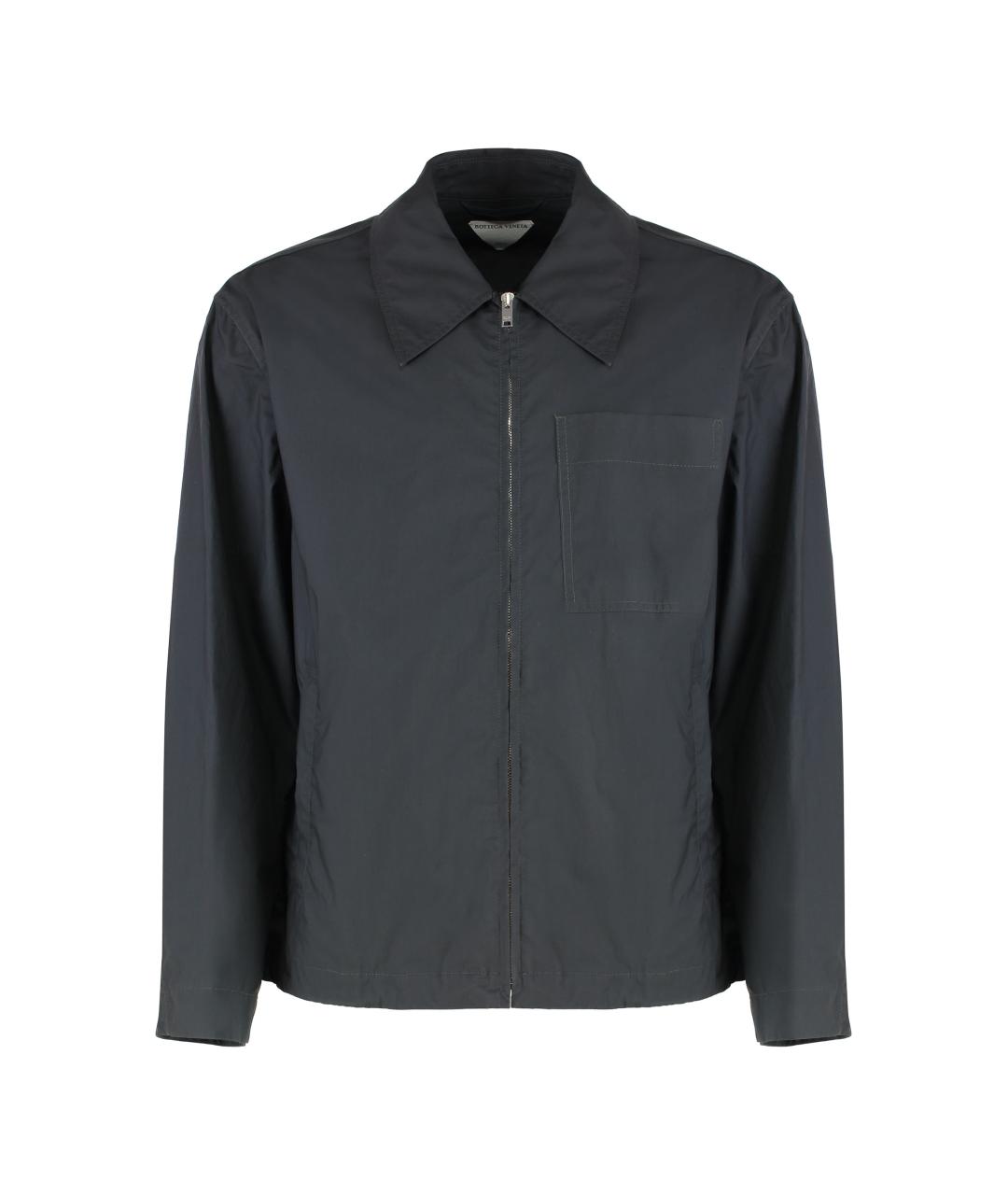 BOTTEGA VENETA Серая хлопковая куртка, фото 1