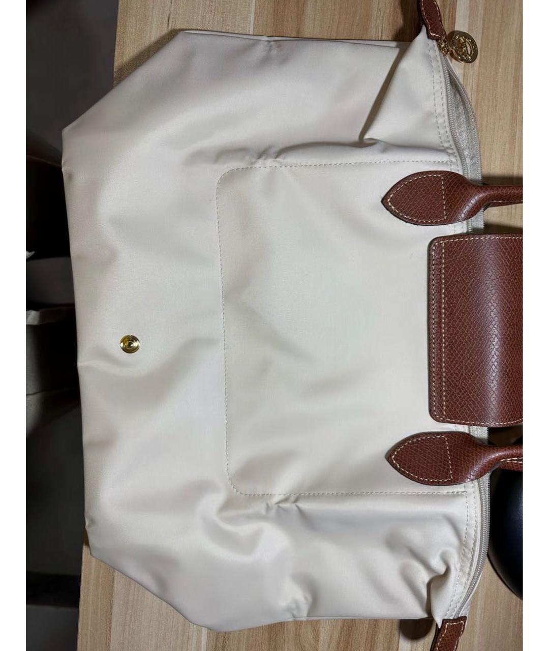 LONGCHAMP Бежевая сумка тоут, фото 8