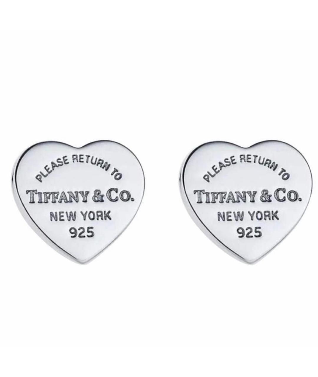 TIFFANY&CO Серебряные серебряные серьги, фото 9