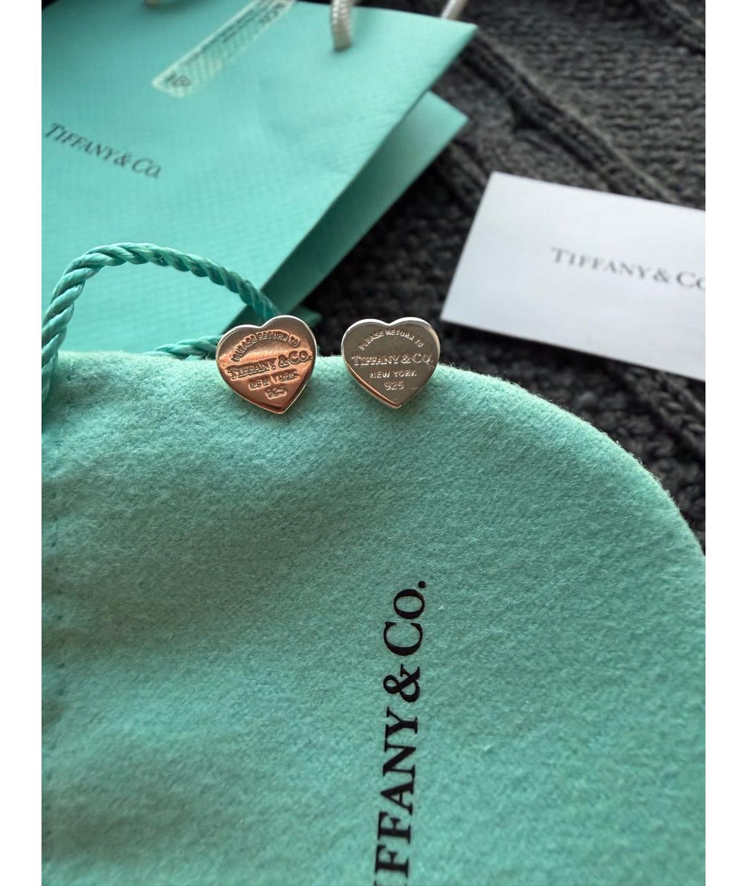 TIFFANY&CO Серебряные серебряные серьги, фото 7