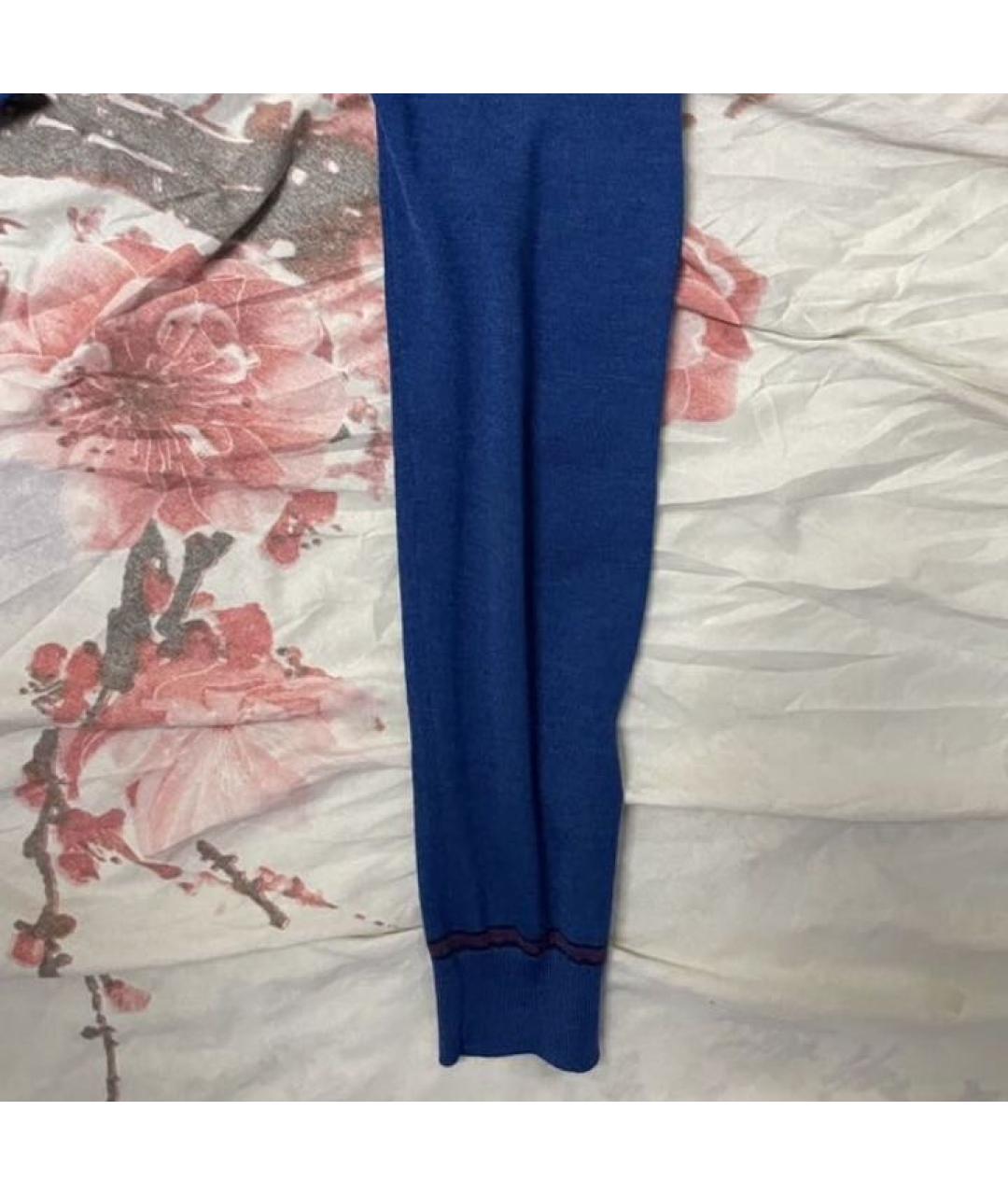 GUCCI Синий кашемировый джемпер / свитер, фото 7