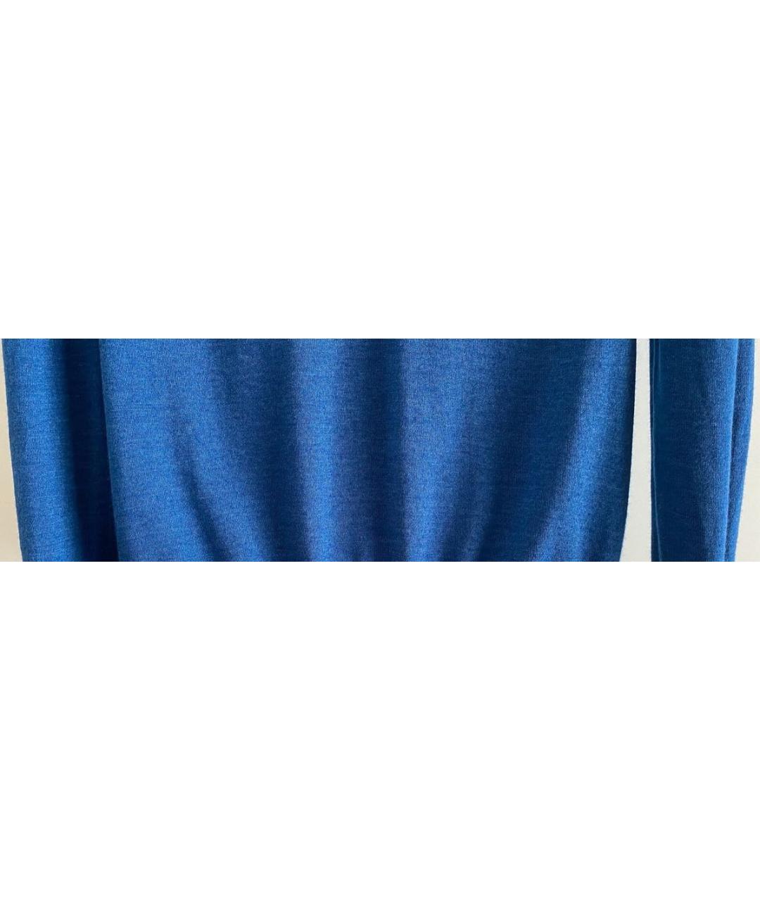 GUCCI Синий кашемировый джемпер / свитер, фото 2