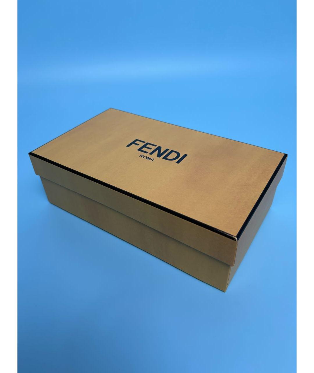 FENDI Зеленые металлические солнцезащитные очки, фото 4