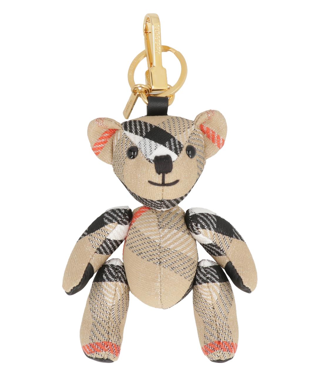 BURBERRY Бежевый брелок, фото 1