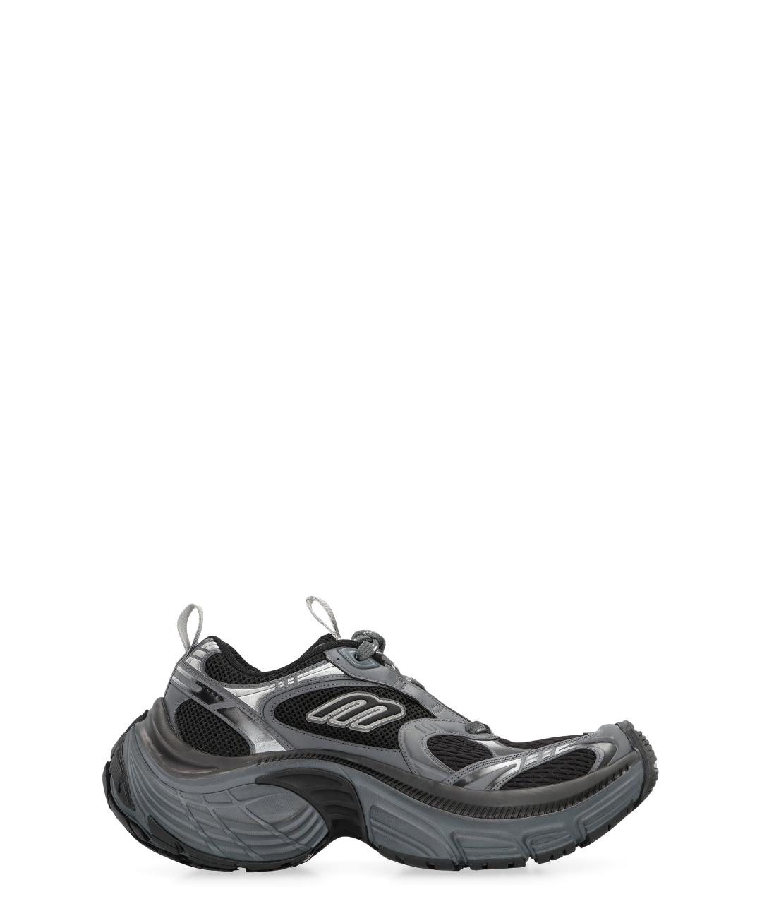 BALENCIAGA Черные синтетические низкие кроссовки / кеды, фото 1