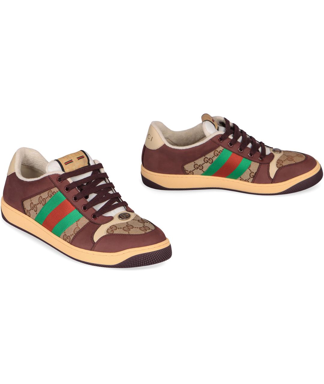 GUCCI Мульти синтетические низкие кроссовки / кеды, фото 3